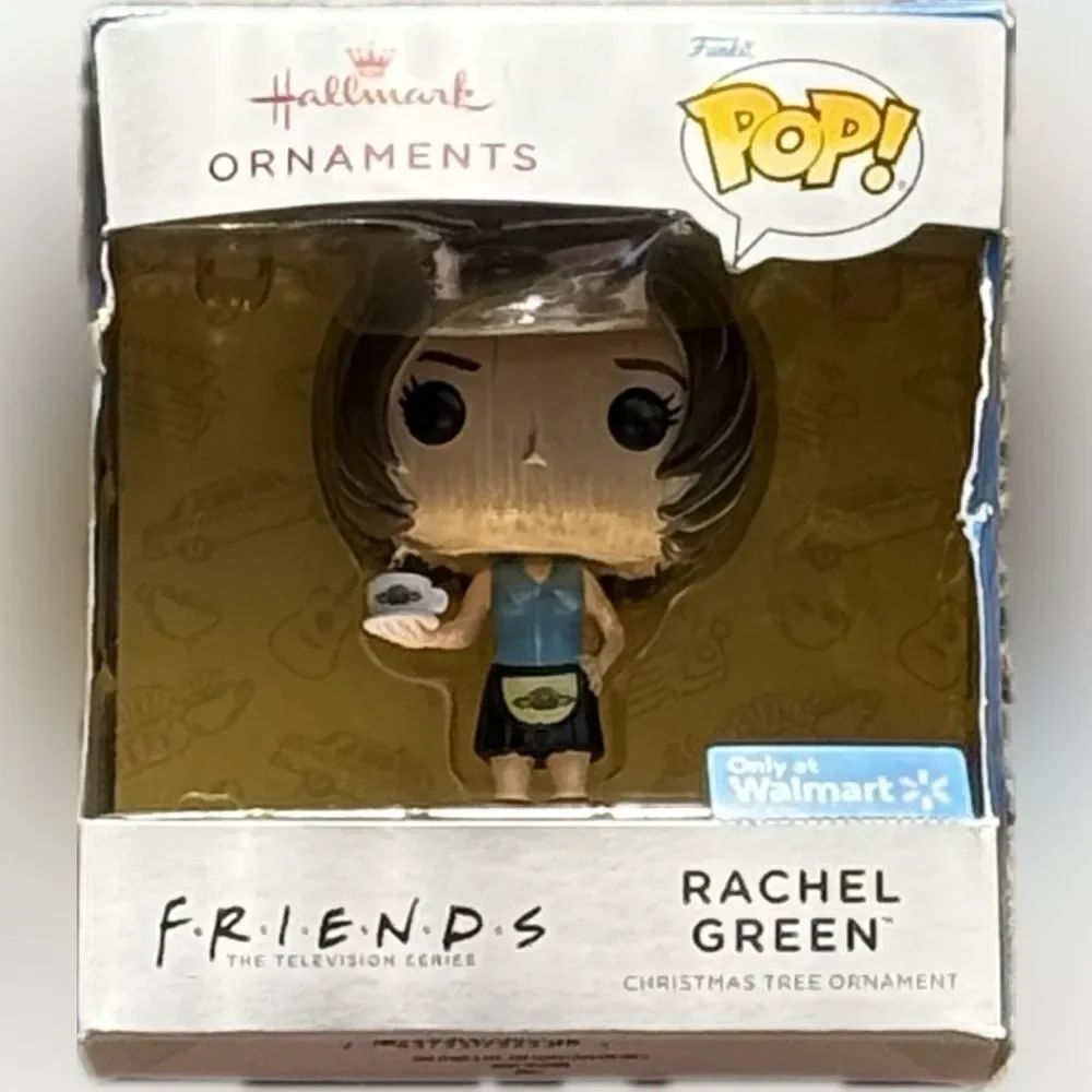 FRIENDS ORNAMENT‎ HALLMARK WALMART EXCLUSIVE FUNKO POP RACHEL GREEN NIB